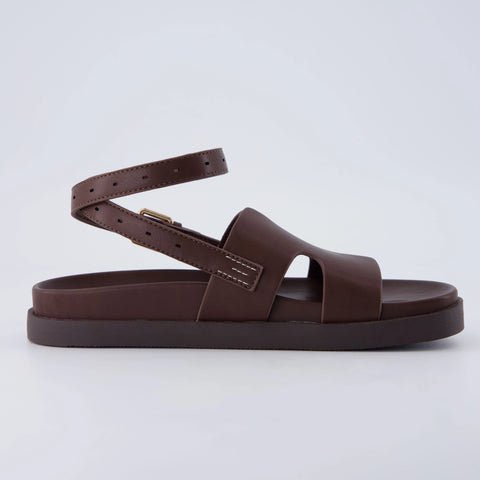 Erika Cut-Out Ankle Wrap Sandals