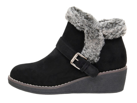 Rhodes Cozy Wedge Bootie
