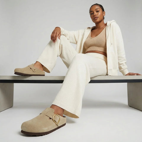 Rusty Leather Clogs
