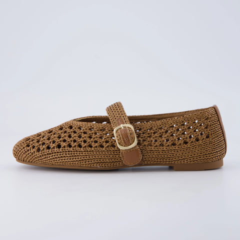 Monet Woven Mary Jane Flats