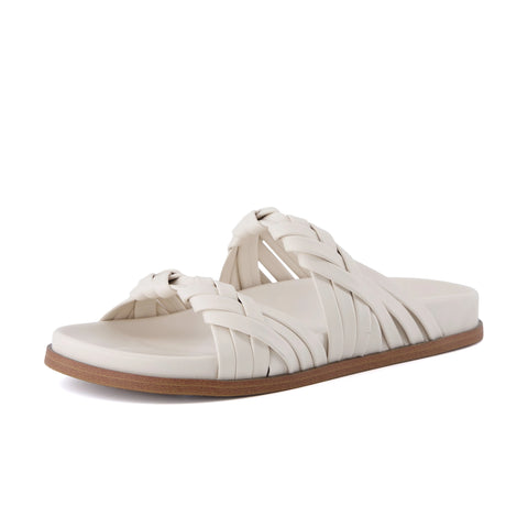 Lens Braided Strap Sandals