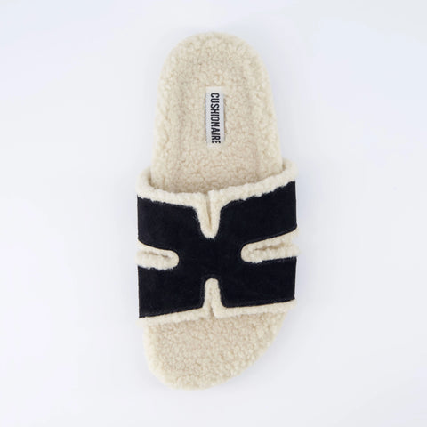 Cuddle Shearling Footbed Sandal