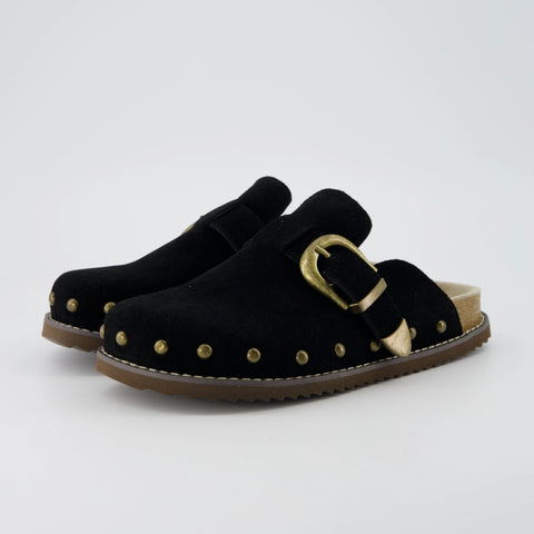 Bronco Suede Clogs