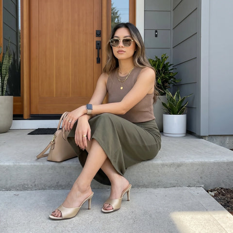 Elle Pointed Heel Sandal