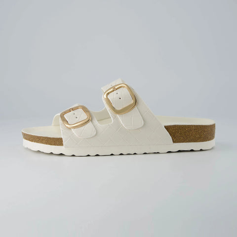 Lang Woven Cork Footbed Sandal