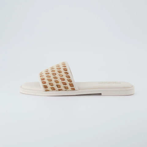 Taffy Crochet Slide Sandal