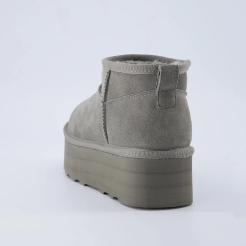 Hippy Cozy Platform Ankle Boot