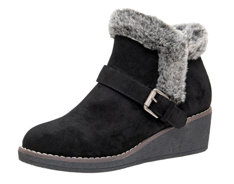 Rhodes Cozy Wedge Bootie