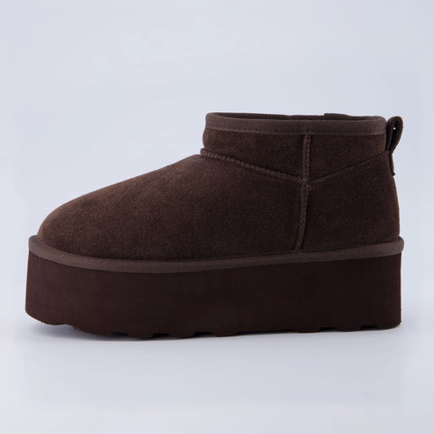 Hippy Cozy Platform Ankle Boot